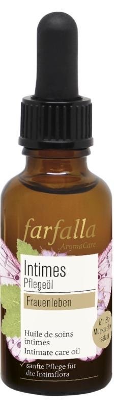 Farfalla – Scharlei intieme verzorgingsolie – vrouwen Farfalla (30 ml)
