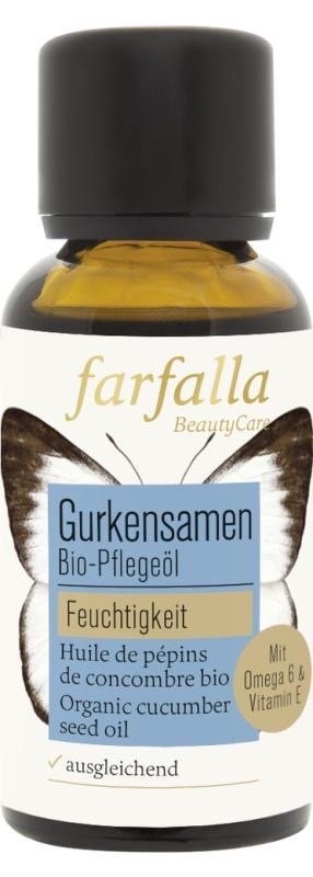 Farfalla – Komkommerzaad olie bio – hydraterend (30 ml)