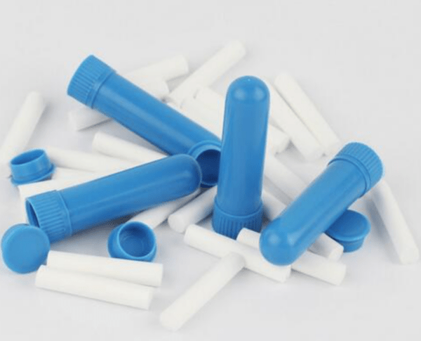 Inhalator essentiële olie – blauw – 4 stuks
