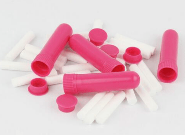 Inhalator essentiële olie – Rood – 4 stuks