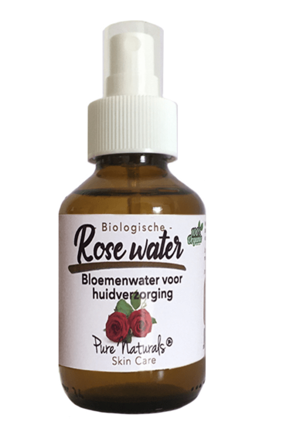 Pure Naturals – Biologisch Rozen Bloemenwater – Rose Hydrolaat – 100 ml