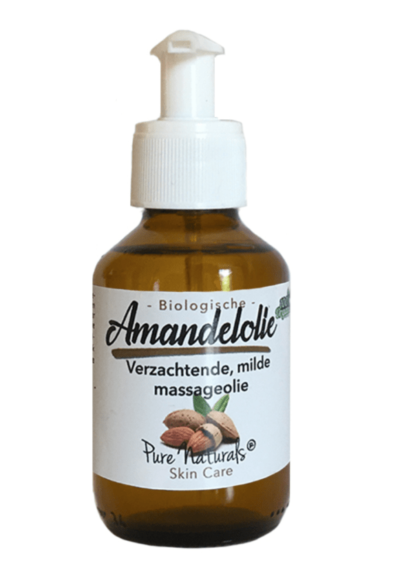 Pure Naturals – Biologische Amandelolie – Biologisch – Koudgeperst – Ongeraffineerd – 100 ml