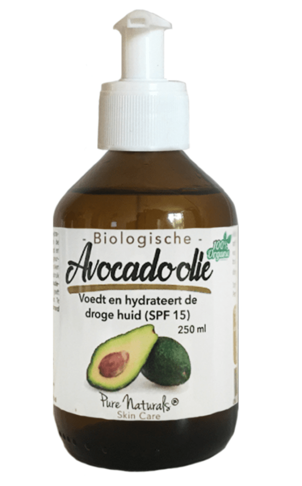 Pure Naturals – Biologische avocado olie – 250 ml – koudgeperst – BIO