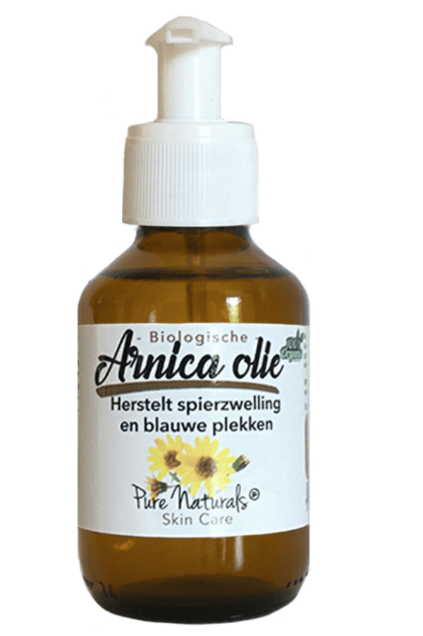 Pure Naturals – Arnica olie 100 ml – Biologisch – Maceraat – Puur – Huidolie – Bij blauwe plekken