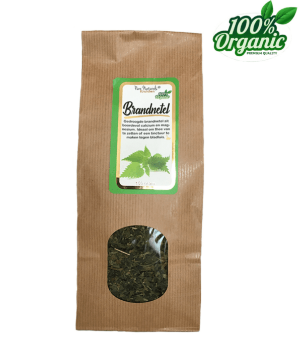 Pure Naturals – Gedroogde Brandnetel blaadjes – biologisch – 75 gram