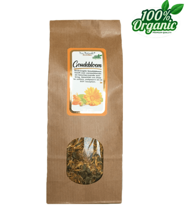 Pure Naturals – Gedroogde Goudsbloem – biologisch – 75 gram