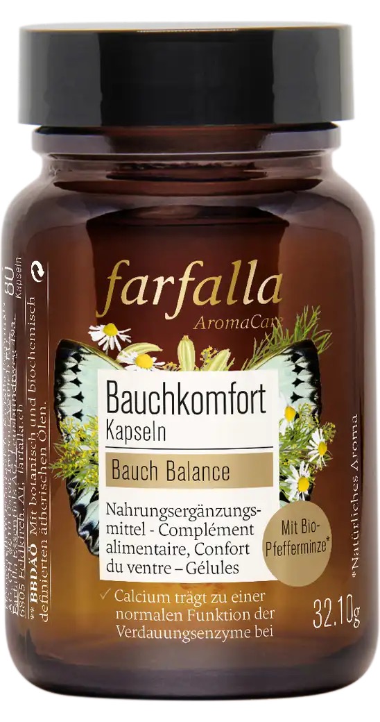 Farfalla – Buik in balans capsules phyto aroma complex 80 st. (Bauchkomfort)